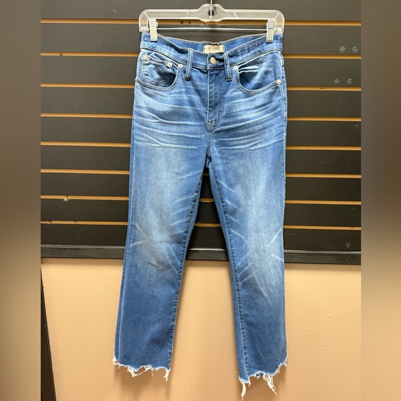 Madewell Pants - Blue cali demi-boot Distressed Women's Jeans